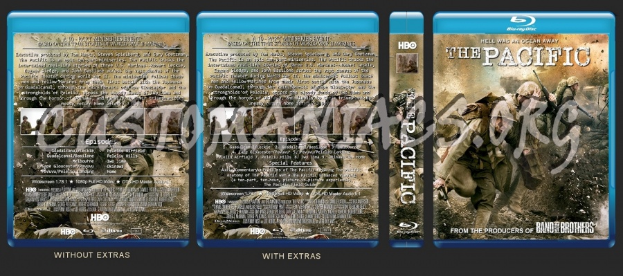 The Pacific blu-ray cover