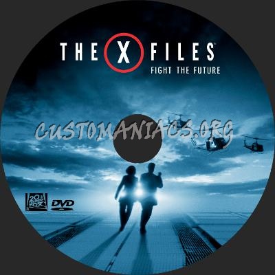 The X-Files: Fight The Future dvd label