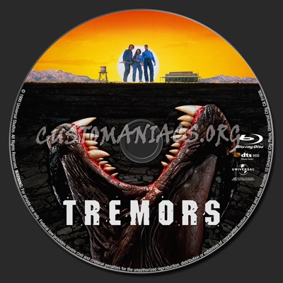 Tremors blu-ray label