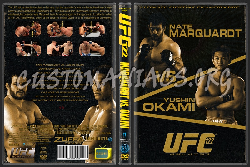 UFC 122 Marquardt vs. Okami dvd cover