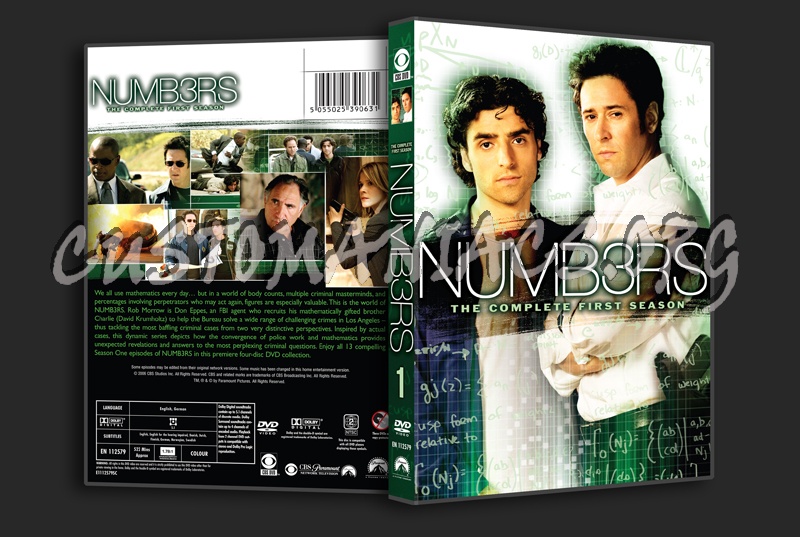 Numb3rs Season 1 dvd cover