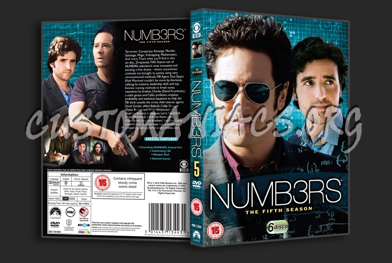 Numb3rs Season 5 dvd cover