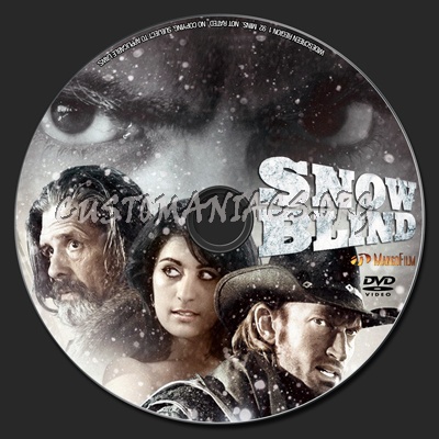 Snowblind dvd label