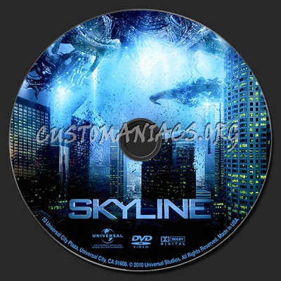 Skyline dvd label