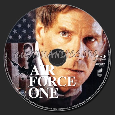 Air Force One blu-ray label