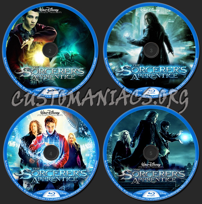 The Sorcerer's Apprentice blu-ray label