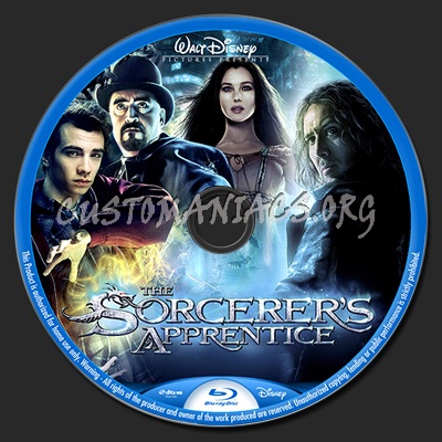 The Sorcerer's Apprentice blu-ray label