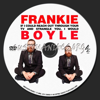 Frankie Boyle - if i could reach through your tv and strangle you i would dvd label