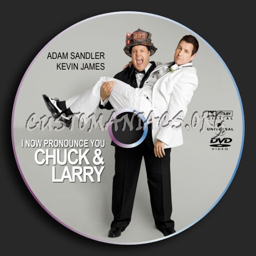 I Now Pronounce You Chuck And Larry dvd label