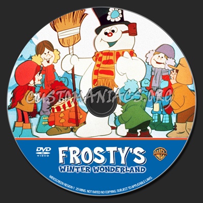 Frosty's Winter Wonderland dvd label