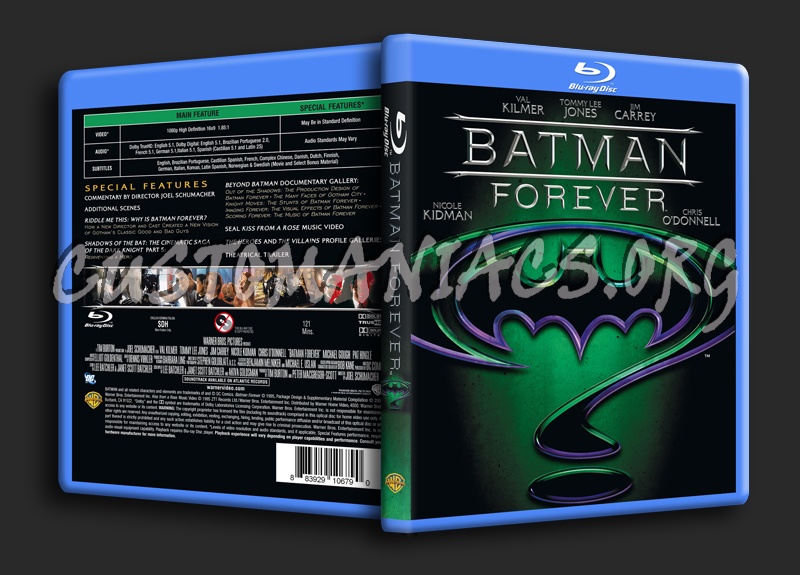 Batman Forever blu-ray cover