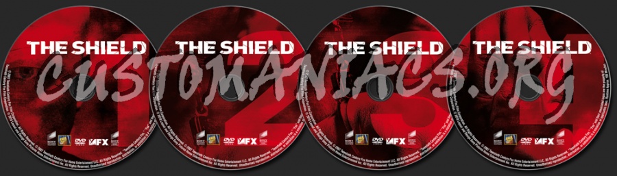 The Shield Season 6 dvd label