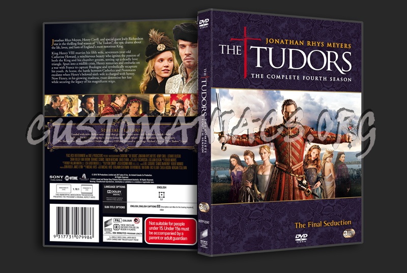 The Tudors Season 4 dvd cover