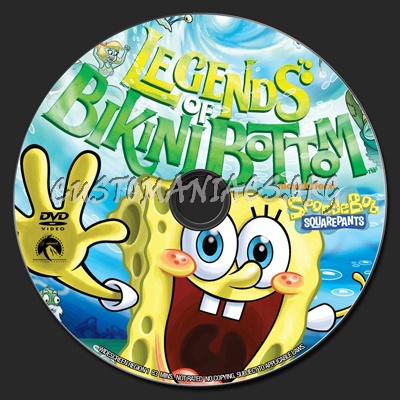 SpongeBob SquarePants Legends of Bikini Bottom dvd label