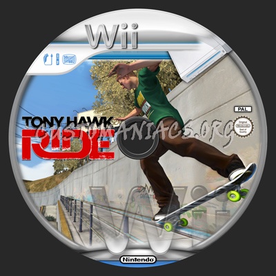 Tony Hawk Ride dvd label