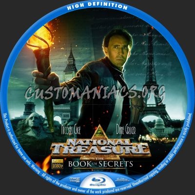 National Treasure 2 : Book Of Secret blu-ray label