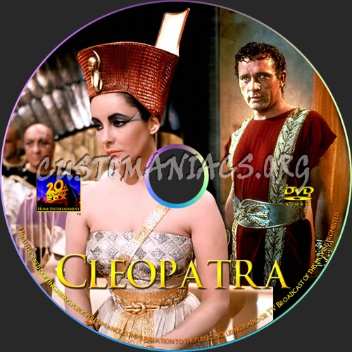 Cleopatra dvd label