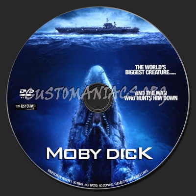 Moby Dick (2010) dvd label