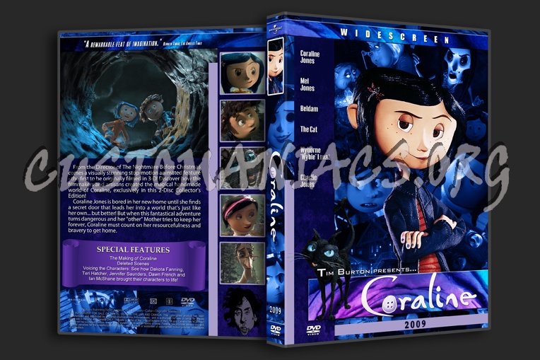 Coraline dvd cover