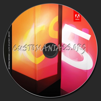 Adobe Creative Suite 5 Design Premium dvd label