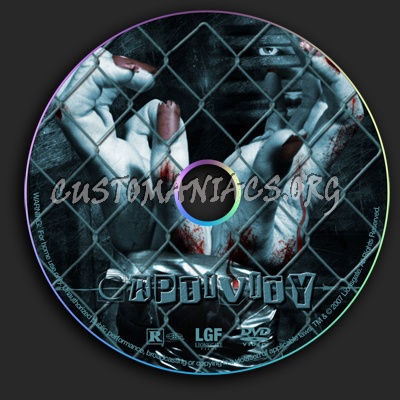 Captivity dvd label