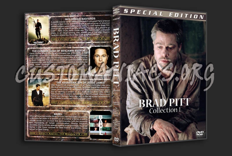 Brad Pitt - Collection 1 dvd cover