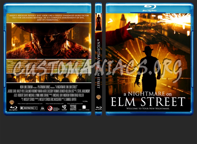 A Nightmare On Elm Street blu-ray cover