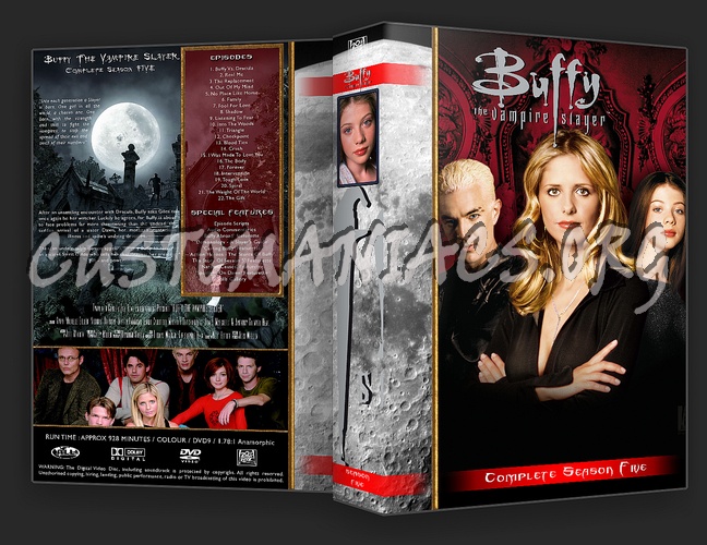 Buffy Complete Season 1-7 dvd cover