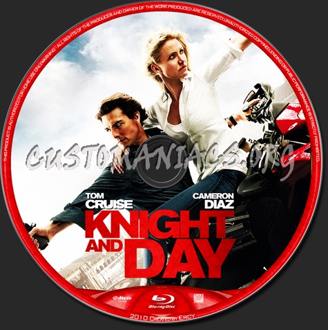 Knight And Day blu-ray label