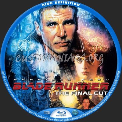 Blade Runner blu-ray label - DVD Covers & Labels by Customaniacs, id ...