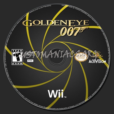 Goldeneye 007 dvd label