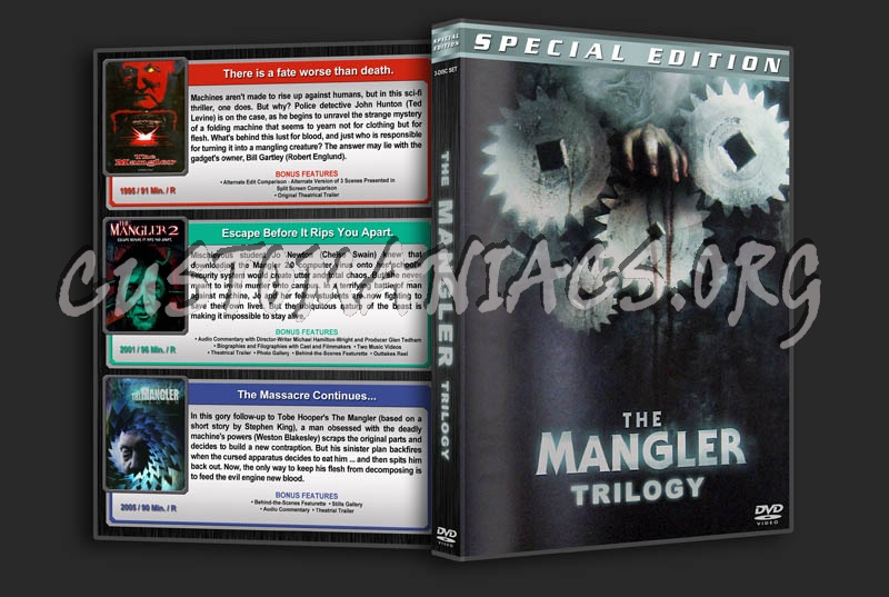 The Mangler Trilogy dvd cover