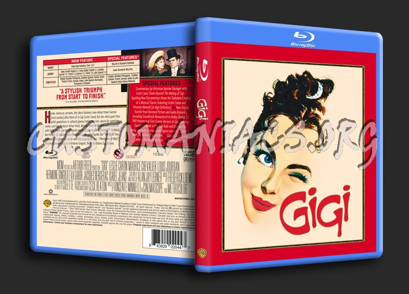 Gigi blu-ray cover