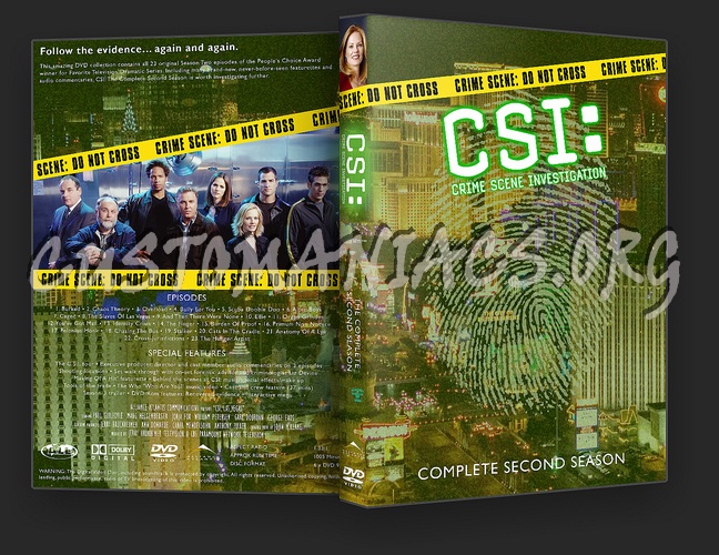 CSI Las Vegas Seasons 1 - 10 dvd cover