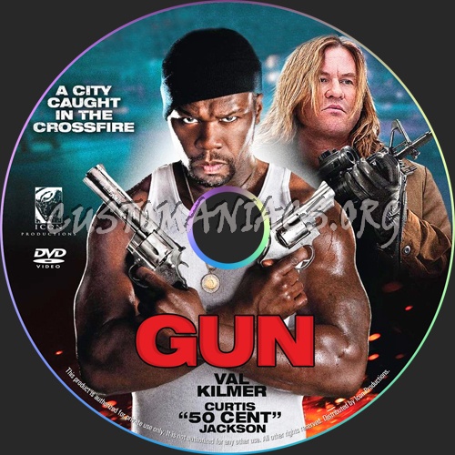 Gun dvd label