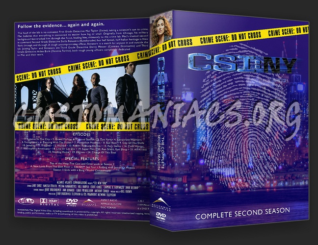 CSI: New York dvd cover