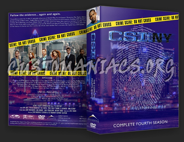 CSI: New York dvd cover