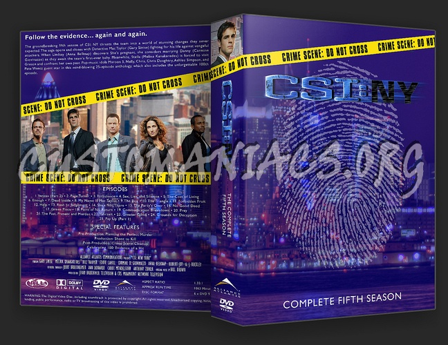 CSI: New York dvd cover