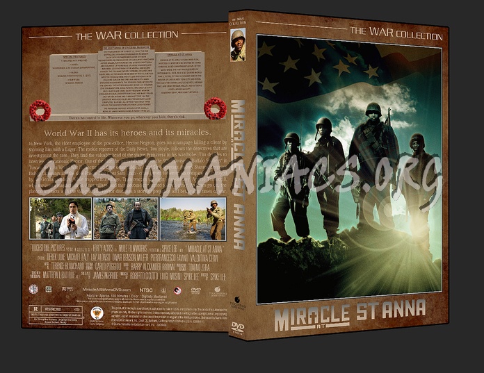 War Collection Miracle at St. Anna dvd cover