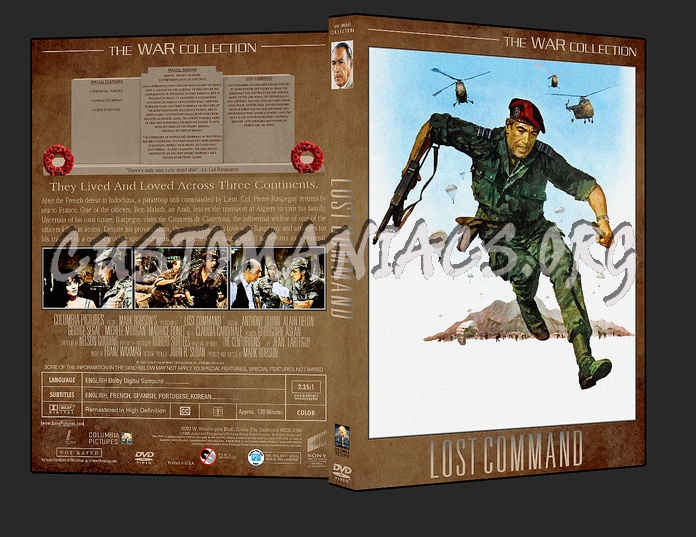 War Collection Lost Command dvd cover