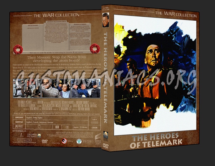 War Collection The Heroes Of Telemark dvd cover