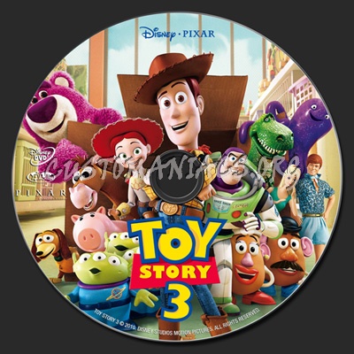 Toy Story 3 dvd label