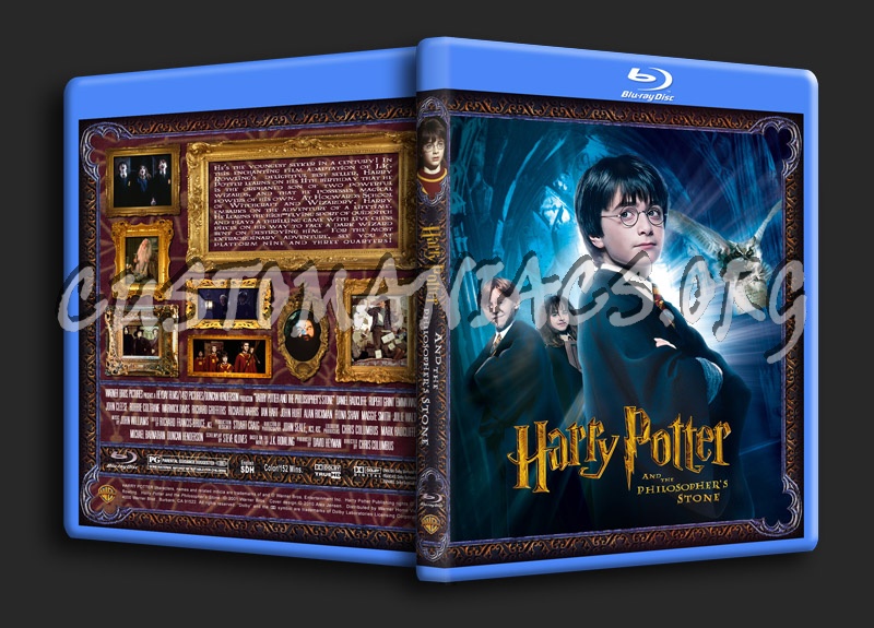 Harry Potter And The Philosopher's Stone blu-ray cover