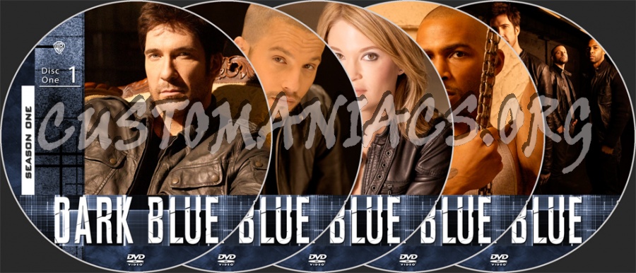 Dark Blue dvd label