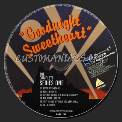 Goodnight Sweetheart Series 1 dvd label