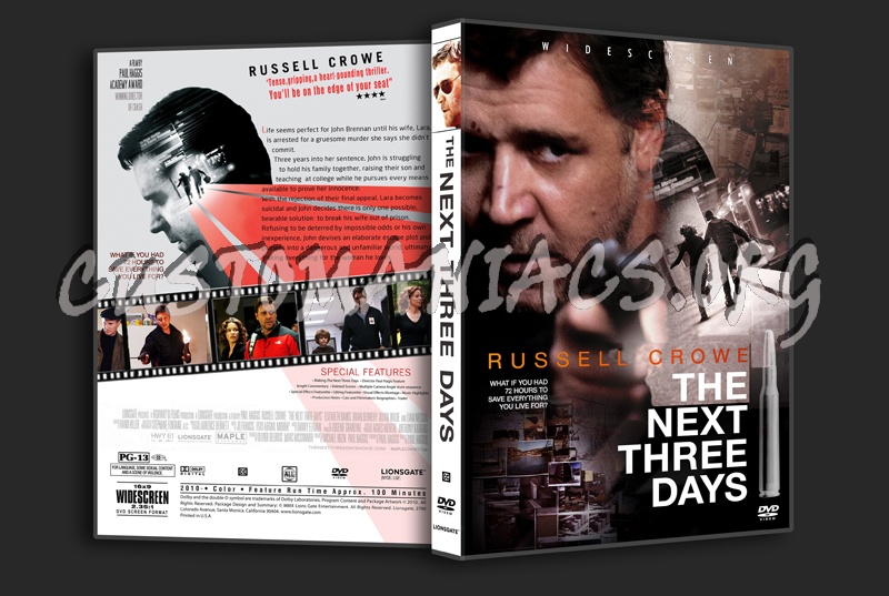 The Next Three Days dvd cover