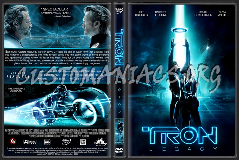 Tron Legacy dvd cover