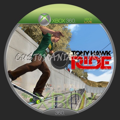 Tony Hawk Ride dvd label