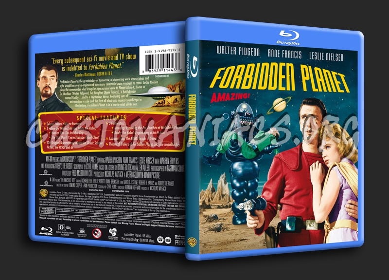 Forbidden Planet blu-ray cover