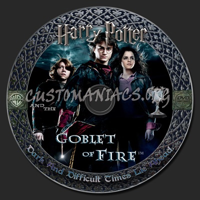 Harry Potter and the Goblet of Fire dvd label